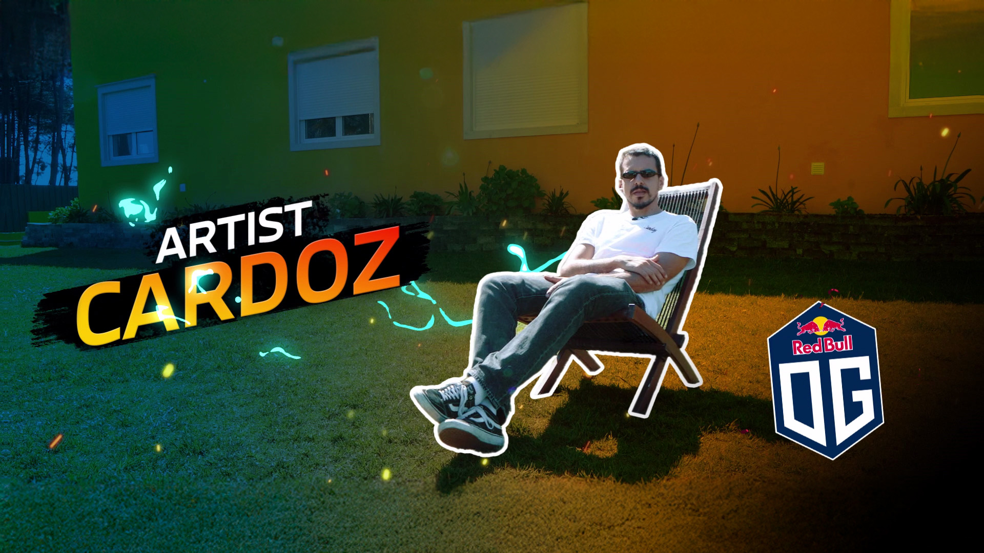 Artist Cardoz creating OG team car design in his garden studio